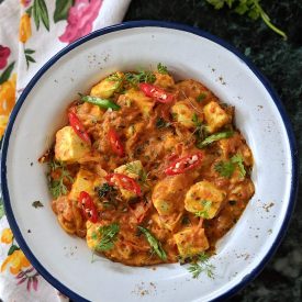 spicy paneer curry