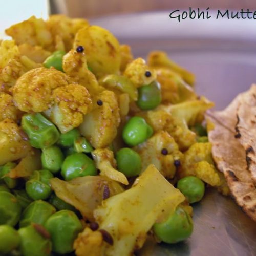 Recipe for GobhiMutter Indian Cauliflower and peas curry Saffron Trail