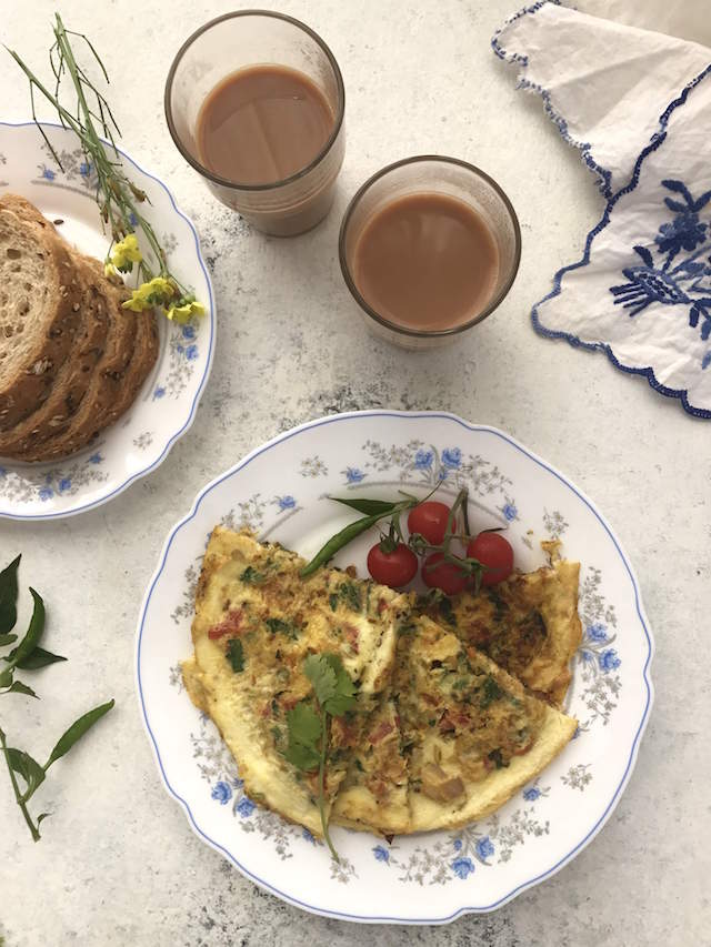 poro parsi omelette