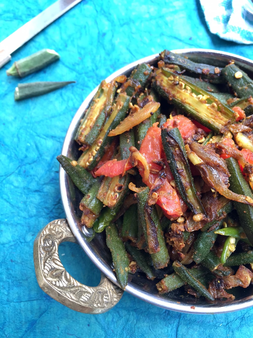 Bhindi Masala - A quick and easy recipe | Okra Curry with spices