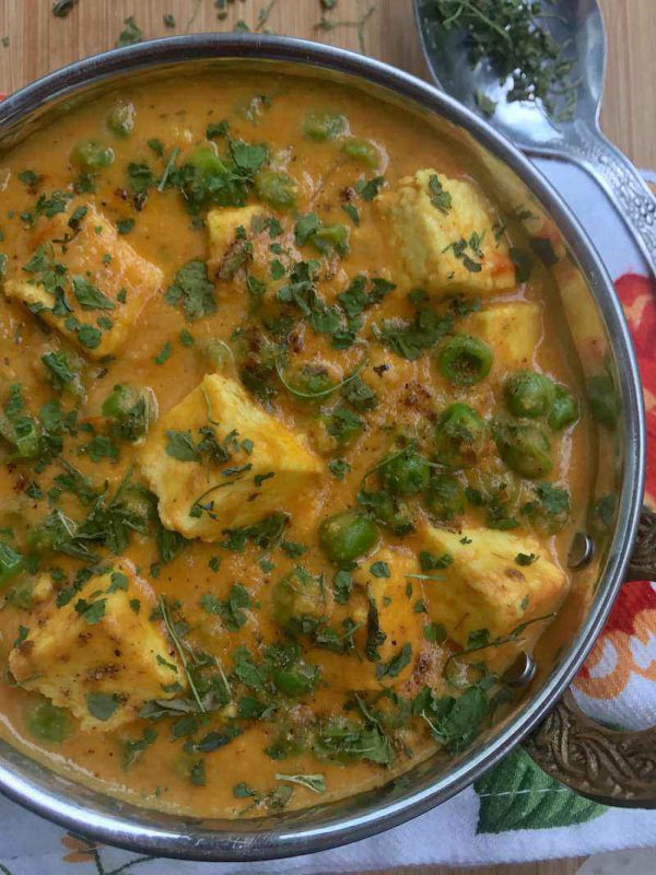 low-fat-restaurant-style-matar-paneer-03 Low Fat Restaurant style Matar Paneer