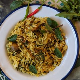 recipe aloo palak biryani