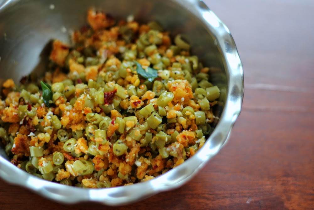 B for Beans Paruppu Usili Recipe | Saffron Trail