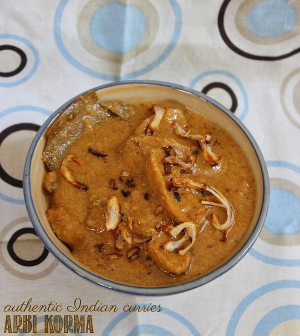 Recipe For Awadhi Arbi Ka Korma