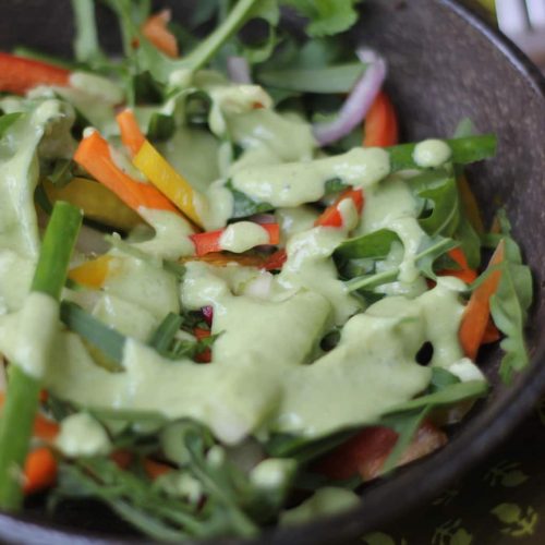 Arugula and Bell Pepper Super Salad Recipe Saffron Trail