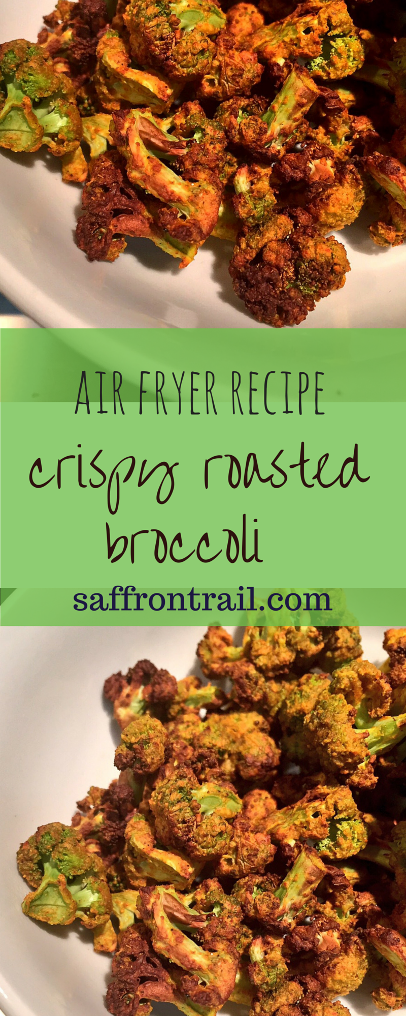 EASY Crispy Roasted Broccoli in the Air Fryer (or Oven)