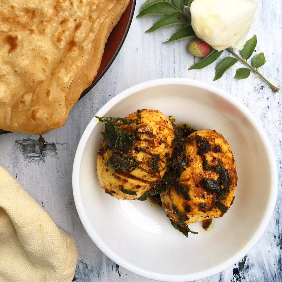 Indian Egg Recipes Egg Pepper Fry Saffron Trail