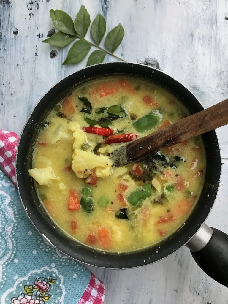 Mixed Vegetable Kootu with Seasonal Winter Vegetables Saffron Trail