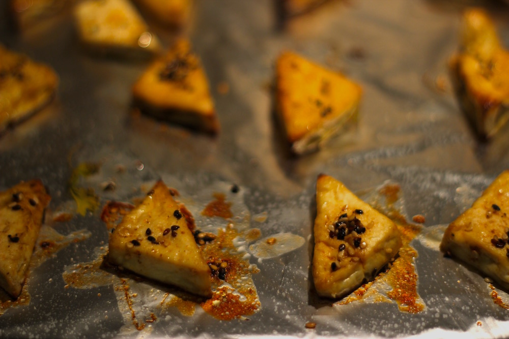 baked tofu maple glaze recipe