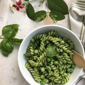 Vegan kale basil pesto