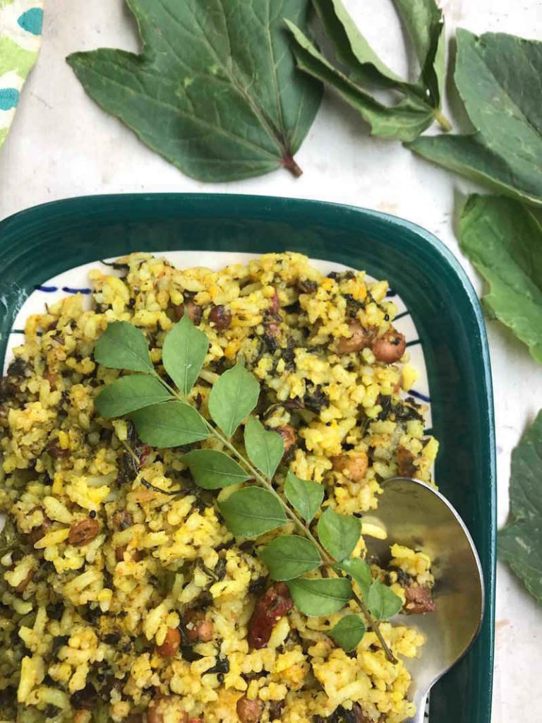 Dongora Rice Gongura Pulihora Recipe | Gongura Rice | Roselle leaves Rice