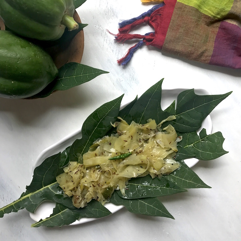 raw papaya chutney recipe