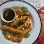 Baby Corn Pakodas in Airfryer