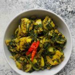 Saag Aloo Recipe – Easy Vegan Potato and Greens Dry Curry