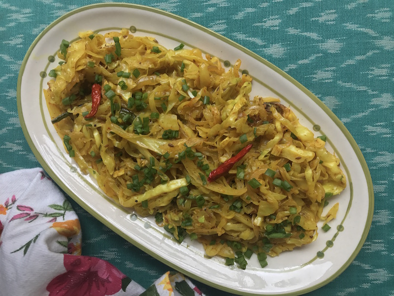 cabbage sabzi