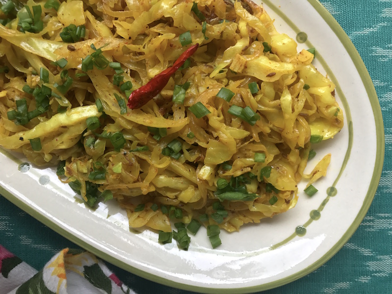 cabbage sabzi