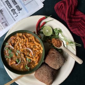 easy maharashtrian misal pav