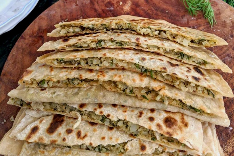 cauliflower parathas