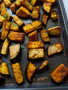 Super Easy Sheet Pan Eggplant – Vegan & Gluten Free