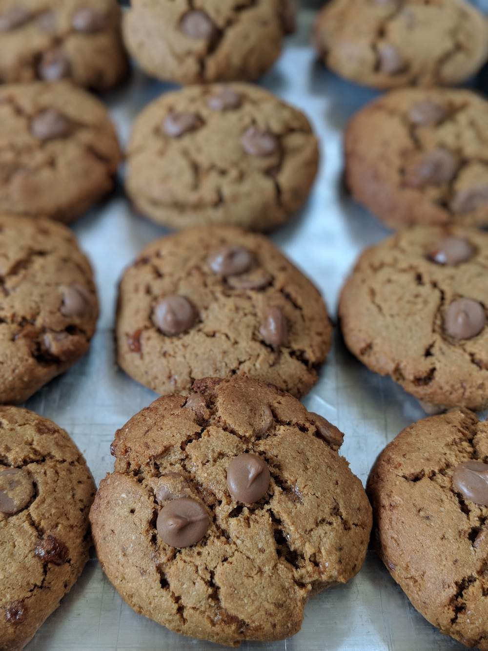 healthier chocolate chip cookies