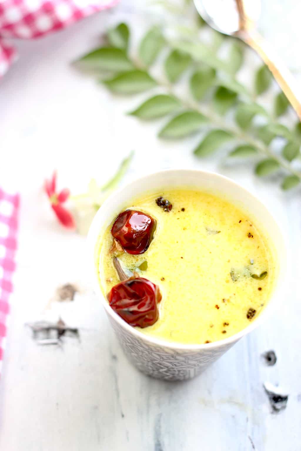 sour yogurt kadhi