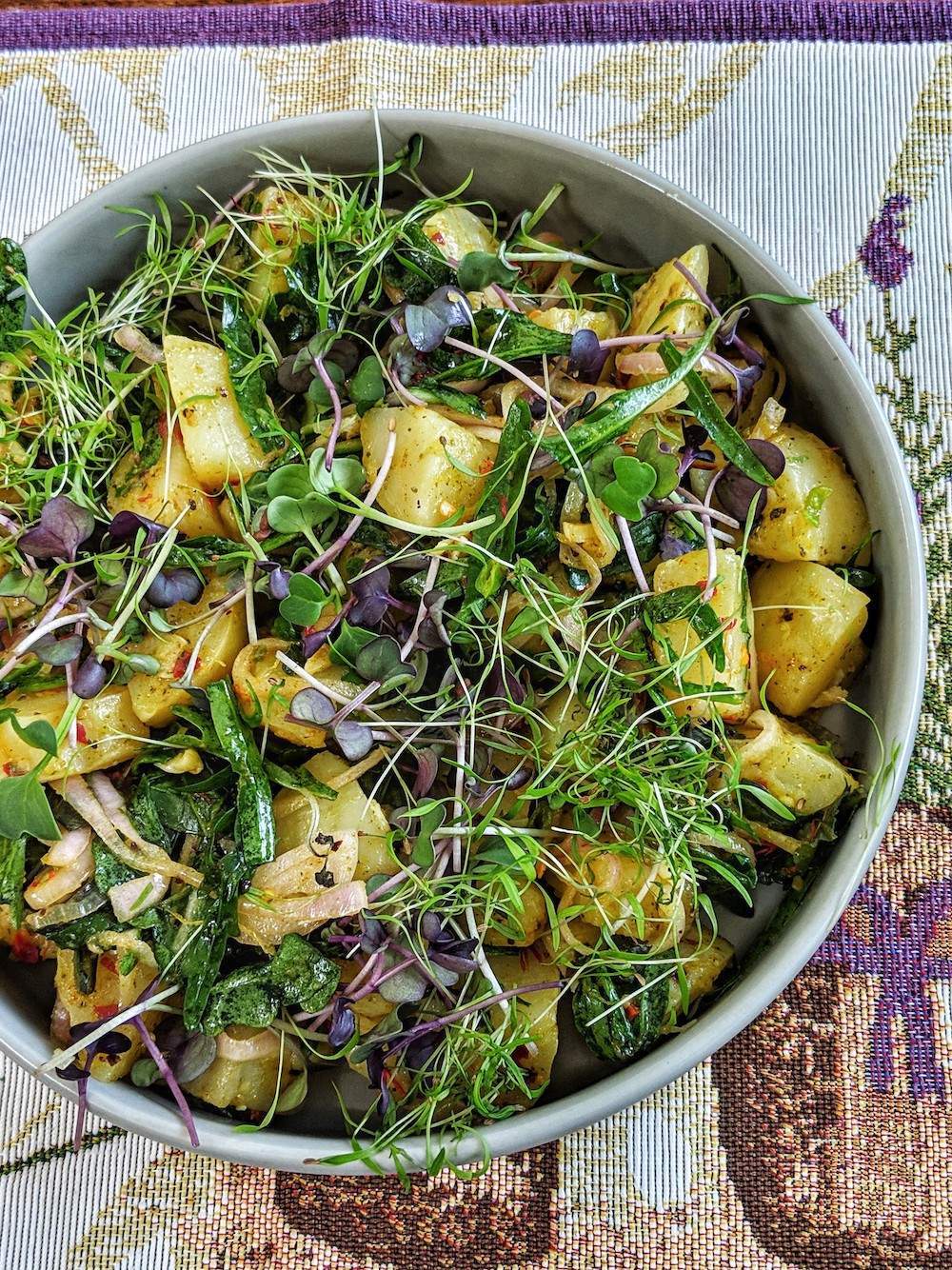 healthy potato salad