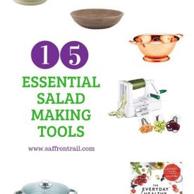 Tools & Utensils in Preparing Salad, Prepare Salad & Dressing
