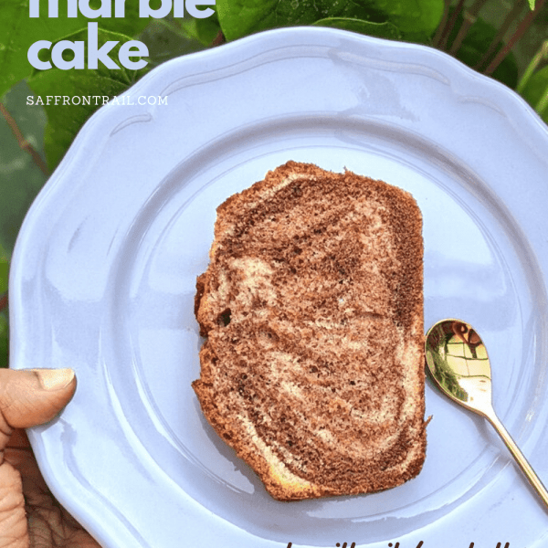 easy marble cake with oil