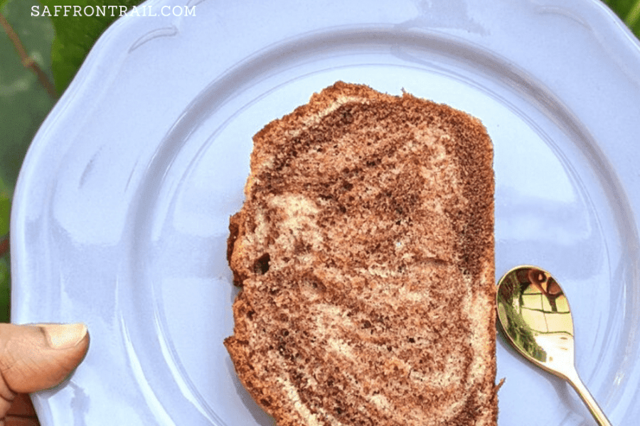 easy marble cake with oil