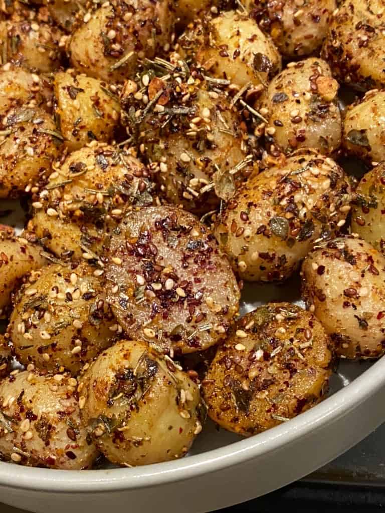 pan roasted baby potatoes