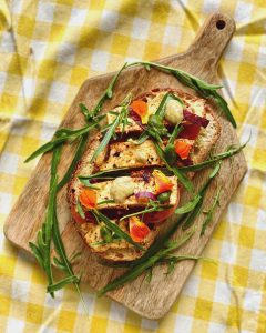 marinated paneer toast