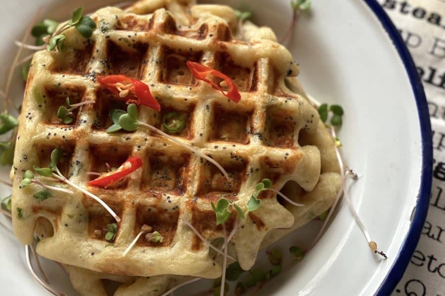 savoury waffles