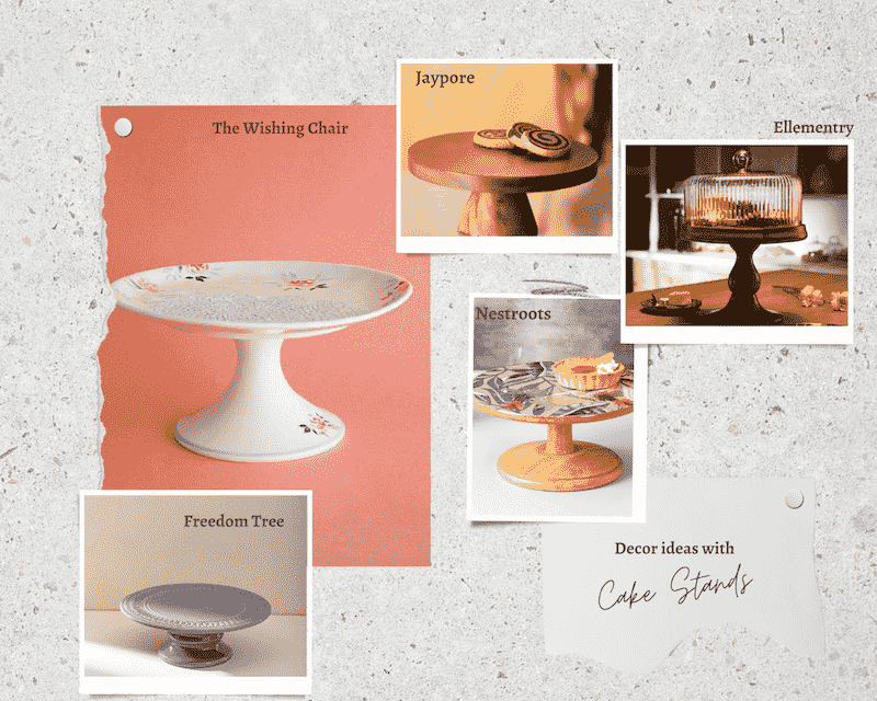 cake stand decor ideas