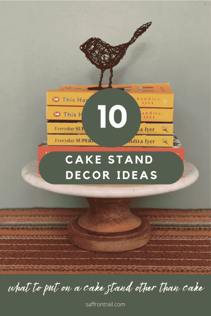 cake stand decor