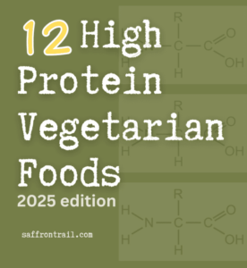 high protein vegetarian foods